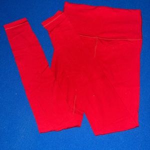 Athleta Red Leggings SOLD